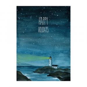 Vuurtoren "Happy Holidays"