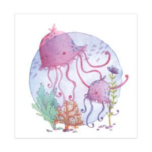 Kwallen met kleintje