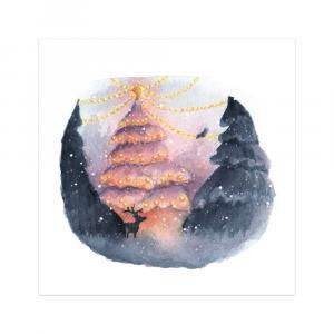 Kerstboom met hertje