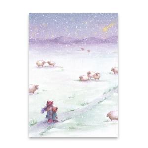 Schapen in de sneeuw