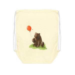 Katoenen rugtas: Beer met ballon