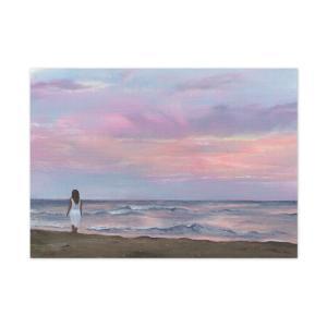 Vrouw aan zee