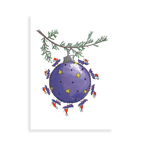 Kerstbal met miertjes